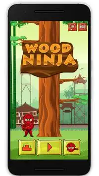 Wood Ninja Screen Shot 0