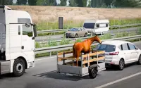 dieren vrachtwagen spel Screen Shot 1