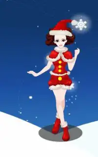 Jogo de Natal Dress Up Screen Shot 1