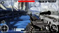 artillero de batalla de invierno: disparos juegos Screen Shot 1
