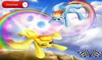Rainbow Dash Race Of The Edge Screen Shot 0