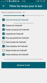 Game french conjugation: learn french conjugation Screen Shot 4