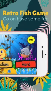 Retro Fish Game for cognitive skills Screen Shot 0