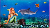 Mermaid simulator 3d game - Mermaid games 2020 Screen Shot 3