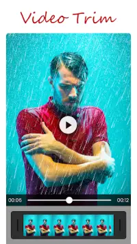 Rain Video Music -Photo Editor Screen Shot 1