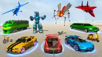 Jeux de voiture robot Screen Shot 7