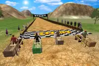 الحصان العربة سباق محاكاة 3D Screen Shot 0