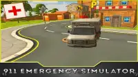 911 سيارة إسعاف محاكي 3D Screen Shot 13