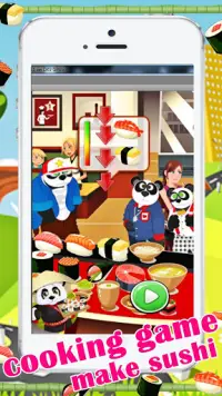 panda cooking pizza kids games Screen Shot 1