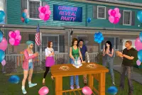 Happy virtual pregnant mom: Mother simulator games Screen Shot 1