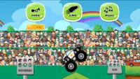 Monster Truck Game for Kids Screen Shot 1