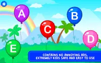 Balloon Pop : Preschool Toddlers Games for kids Screen Shot 1