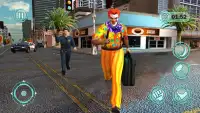 Scary Clown Attack Simulator 3D - Crime City 2018 Screen Shot 1