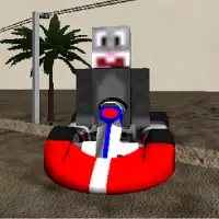 Go Kart Pixel Racing 2016 Screen Shot 1