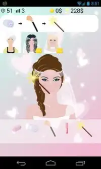 結婚式のゲームの女の子 Screen Shot 1