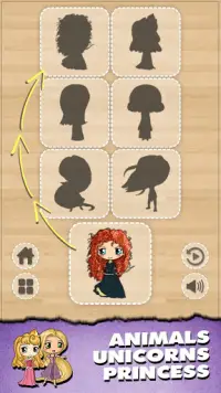 Mga puzzle ng prinsesa ng diwata Screen Shot 2