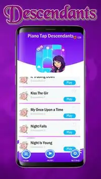 Piano Tap Tiles - Descendants 3 Screen Shot 2