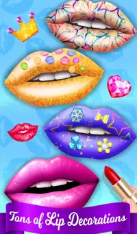 Seni bibir | Rias Wajah | Pewarnaan Lipstik Screen Shot 14
