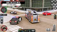 FireFighter:Fire Truck Driving Screen Shot 3