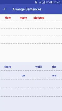 Test English Sentences Screen Shot 3