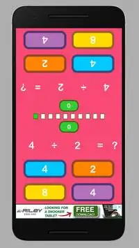 Easy Math Learn Add, Subtract, Multiply, Divide Screen Shot 3