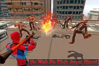 スーパースパイダー対ゾンビシューティングゲーム - サバイバルゲーム Screen Shot 6