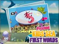 PreSchool Kids Sea First Words Screen Shot 9