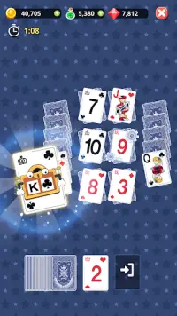 Tema solitario: juego de cartas gratis Screen Shot 7