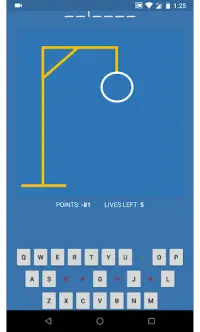 Simple Hangman Screen Shot 2