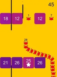 Snake vs Numbers Block Wall - quick slither arrow Screen Shot 12
