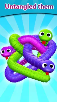 Tangled Snakes Puzzle Game Screen Shot 0