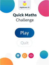 Quick Maths Challenge Screen Shot 4