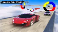 चरम कार स्टंट 3 डी: टर्बो रेसिंग कार सिम्युलेटर Screen Shot 3