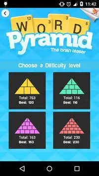 Word Pyramids - Word Puzzles Screen Shot 1