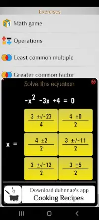 Math Tutorials Screen Shot 5