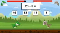 Dinosaur Math Battle : Scores Screen Shot 2