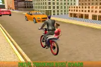 BMX Bicycle Taxi Driving Sim 2018 Screen Shot 7