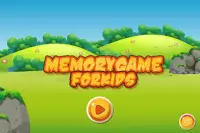 Brain games -  Memory Game for kids Screen Shot 0