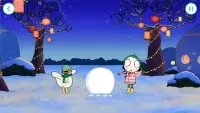 Sarah & Duck: Build a Snowman Screen Shot 1