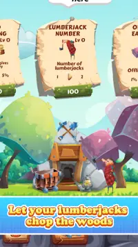 Idle Chop Miner - ألعاب عارضة خمول عميقة مجانية Screen Shot 0