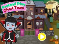 Berpura-pura bermain bandar hantu: permainan rumah Screen Shot 4