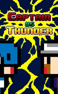 Captain vs Thunder : Superheroes 8bit Alliance War Screen Shot 8