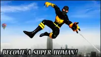 Rope Spider Battle: Crime City Spiderhero Games Screen Shot 0