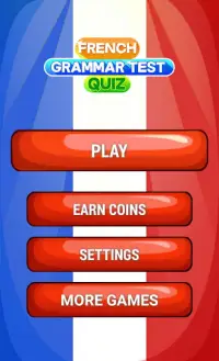 Frans Grammatica Test Quiz Screen Shot 0