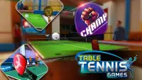 Jeux de Table Tennis Screen Shot 1