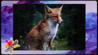Jigsaw Puzzles Foxes Screen Shot 0