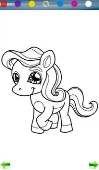 Coloring: Little Pony Screen Shot 2