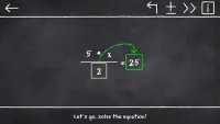 x=1: Learn to solve equations Screen Shot 0