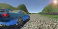 Skyline Drift Simulator:Carros Corrida 3D-Cidade Screen Shot 0