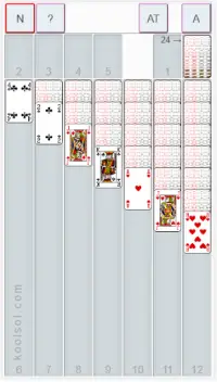 jeu de cartes solitaire classique Screen Shot 0